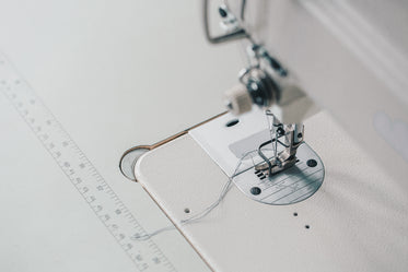sewing machine needle angle view