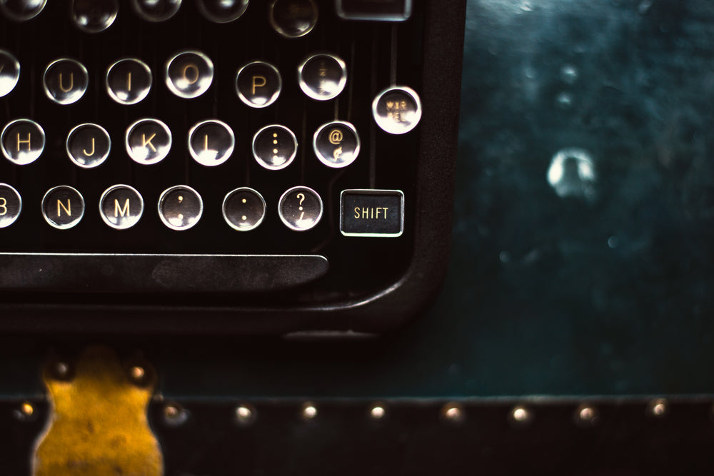 shift key on typewriter