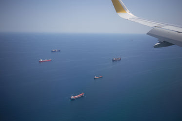 ships seen from air