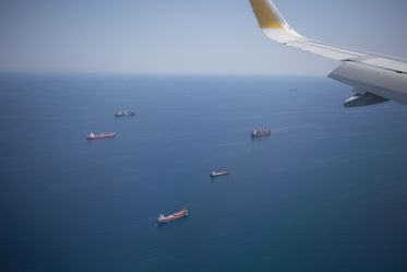 ships seen from air