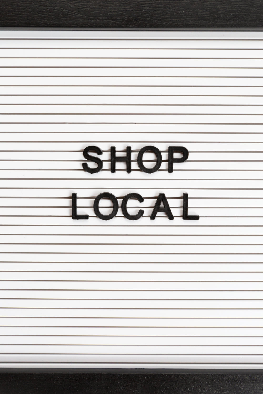 shop local sign