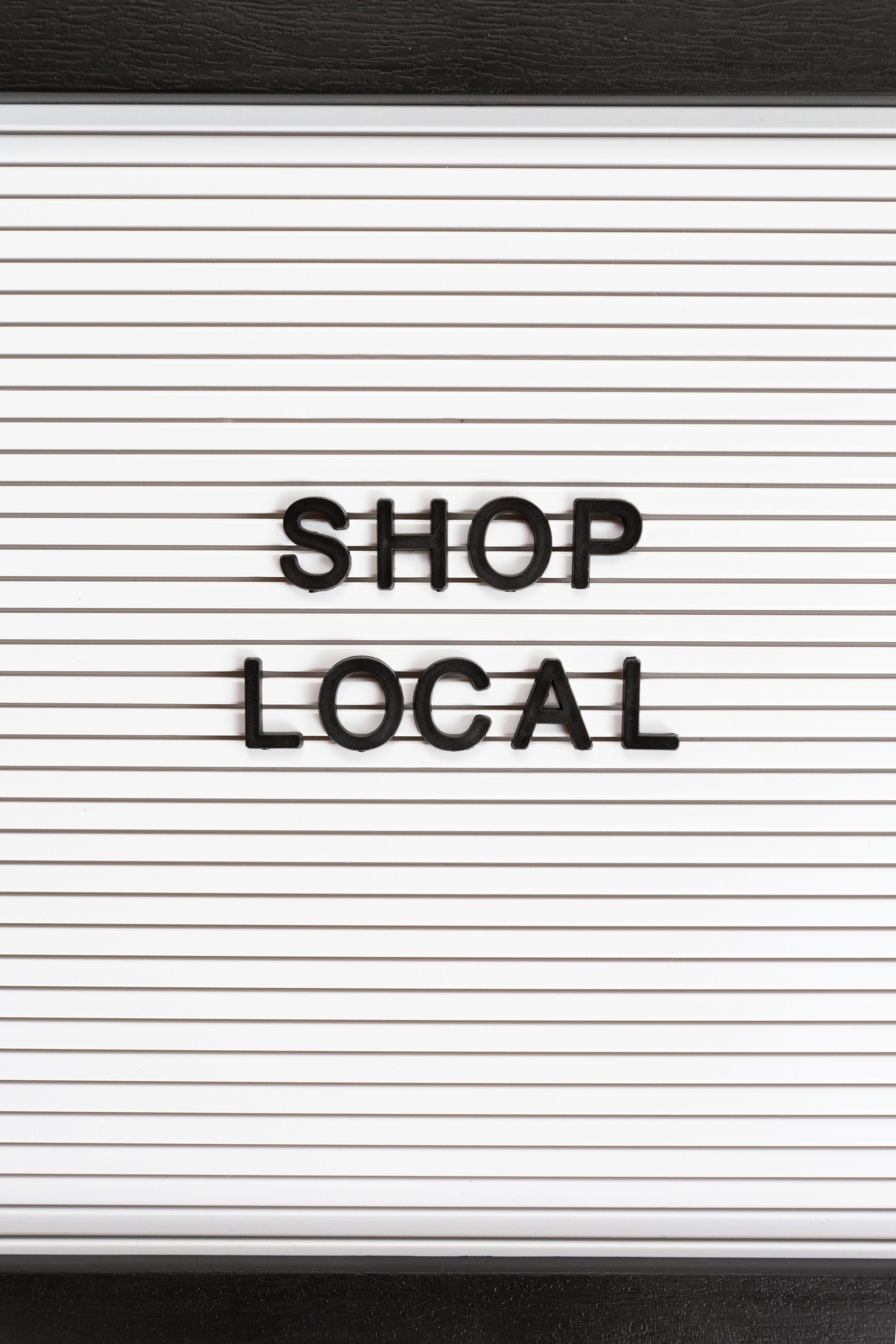 Shop Local Retail Sign Picture of Shop Local Sign — Free Stock Photo