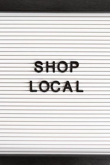 shop local sign