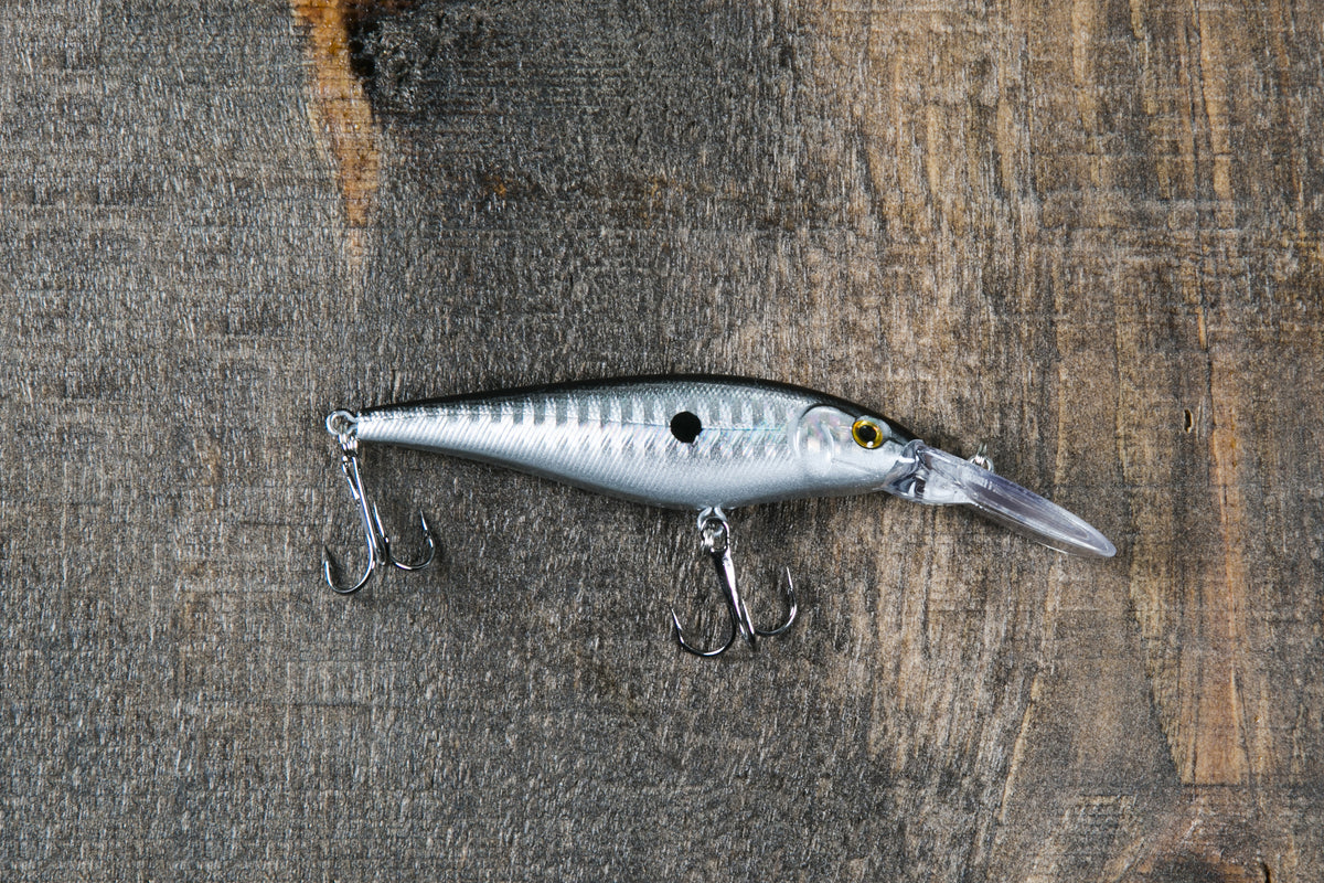 silver fishing lure