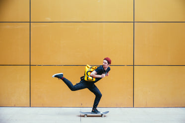 Free Skateboarder Rides Past Image: Browse 1000s of Pics