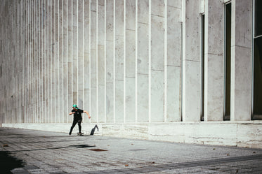 skateboarding in city