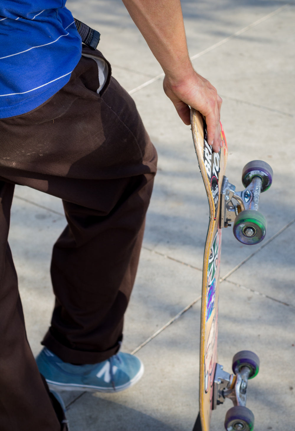 skater in the sun