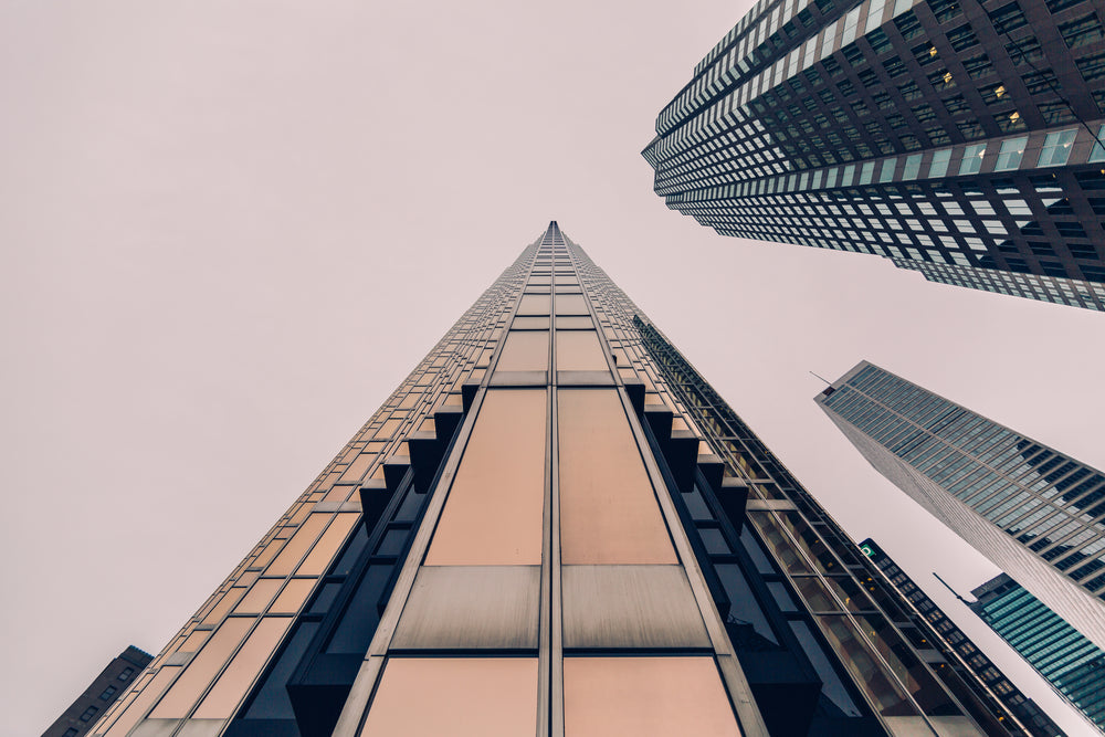 skyscraper look up