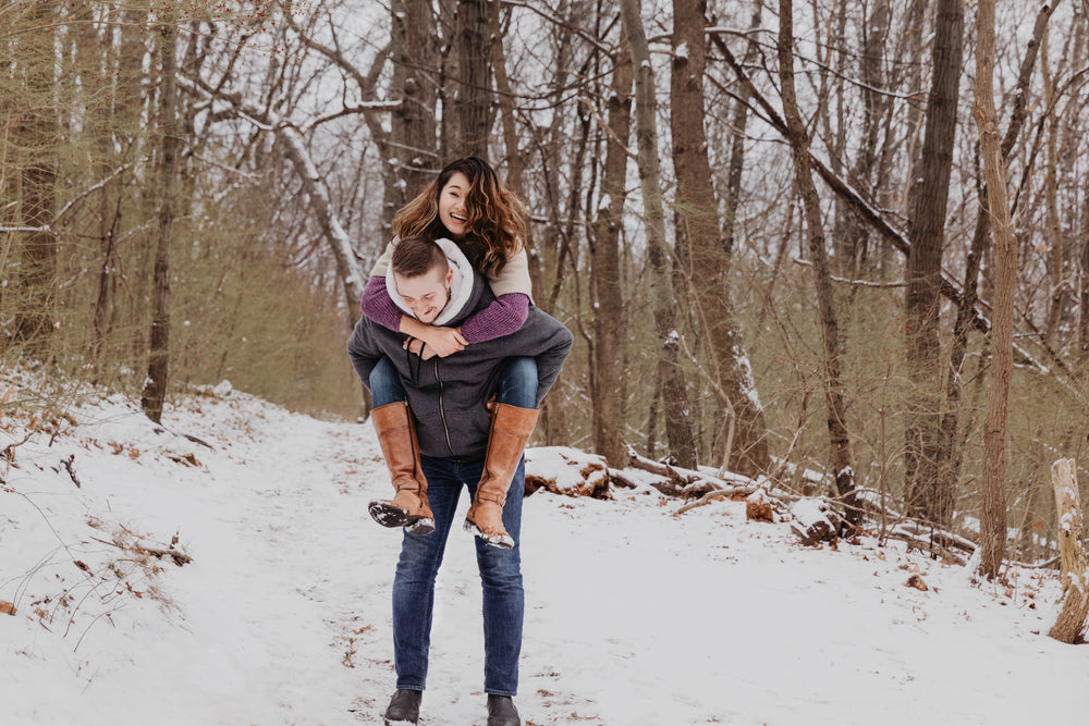 slippery piggyback ride