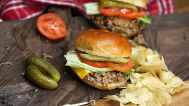 sloppy joe with pickles chips