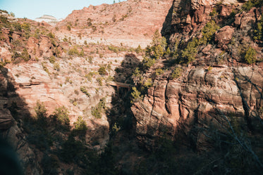 small bridge in grand canyon