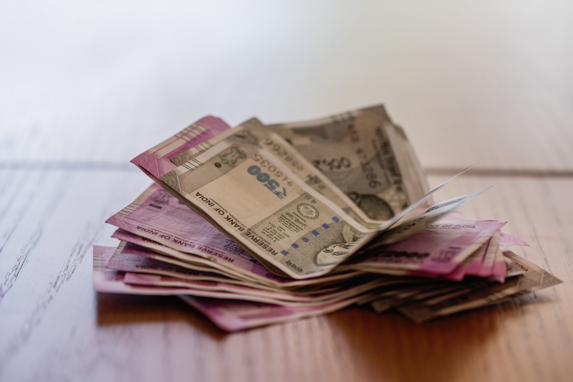 Rupee Stack Browse Free HD Images of Small Stack of Indian Rupee Currency