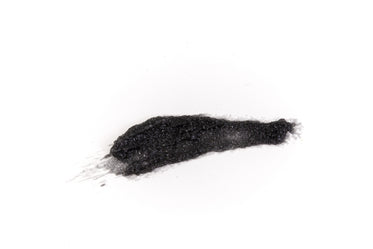 smear of charcoal facemask