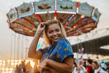 smiles at the carnival