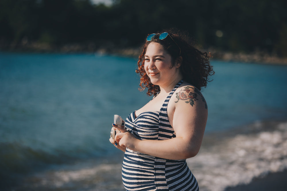 smiling beach photographer