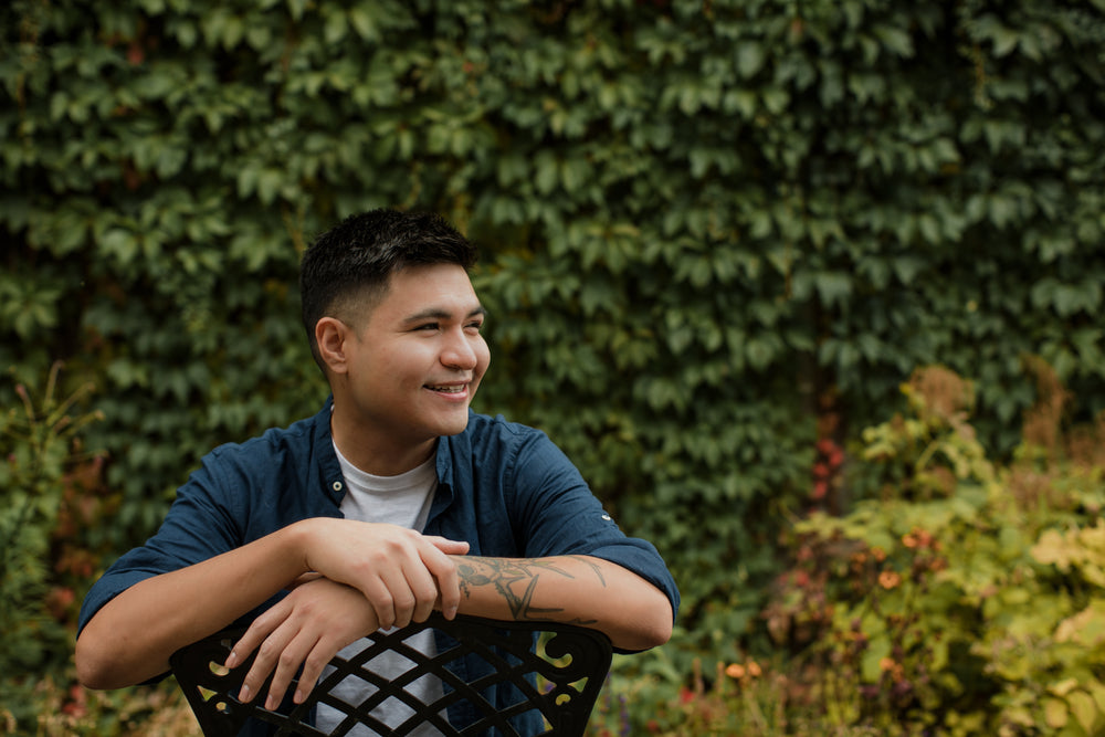 smiling portrait of a young adult