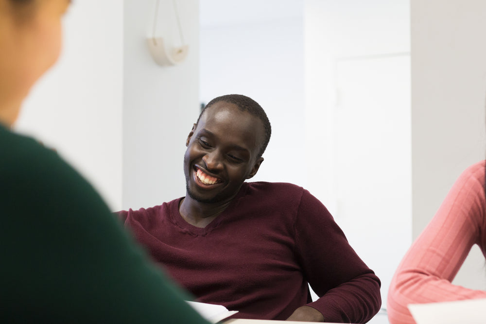 smiling student