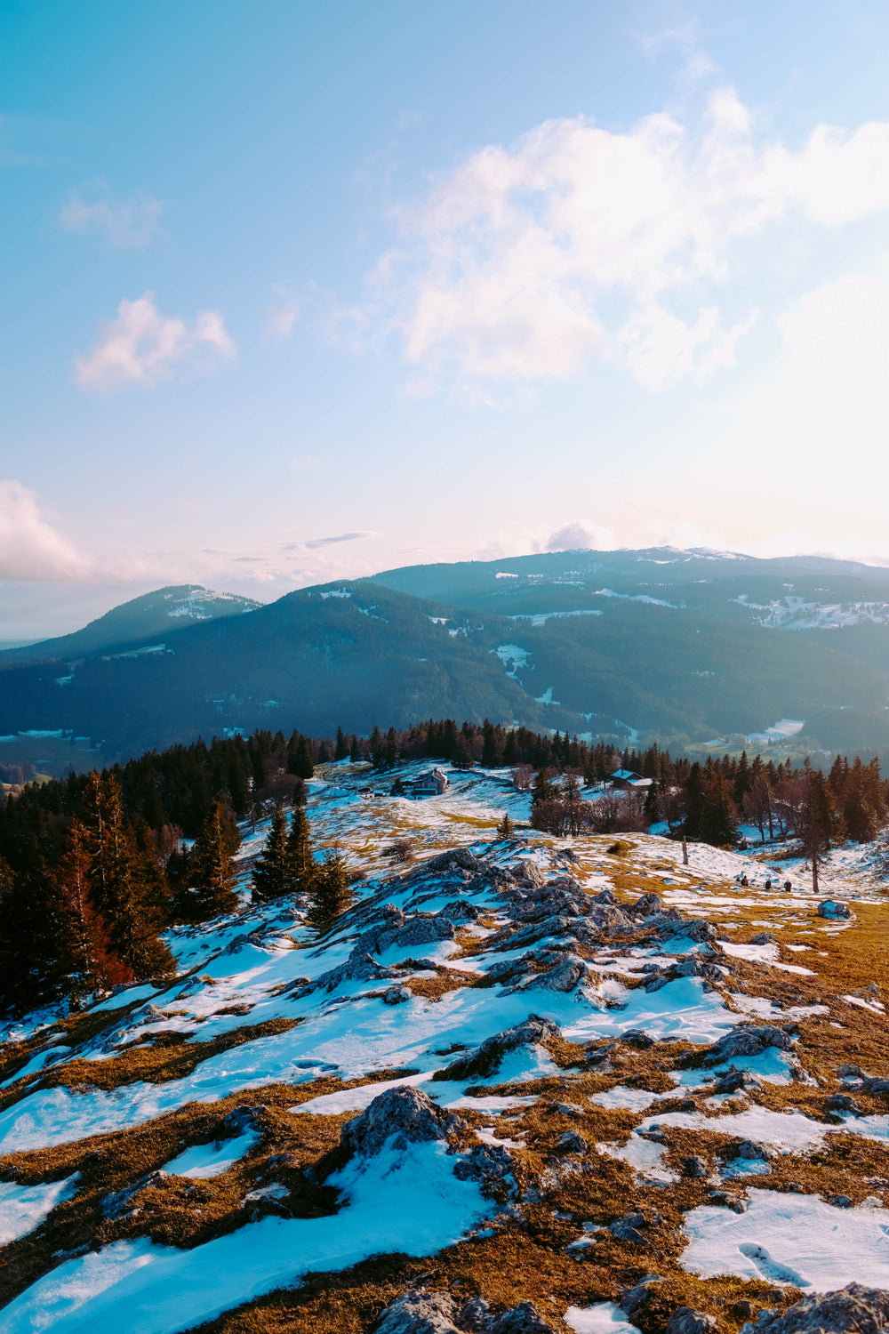 snow and sunlight