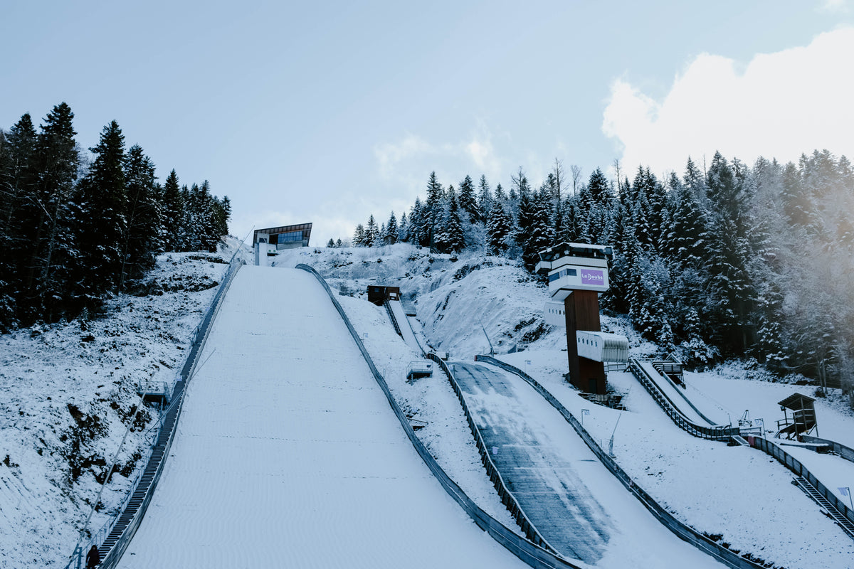 snow-covered ski slope
