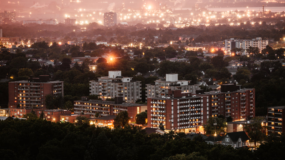 sparkling city lights