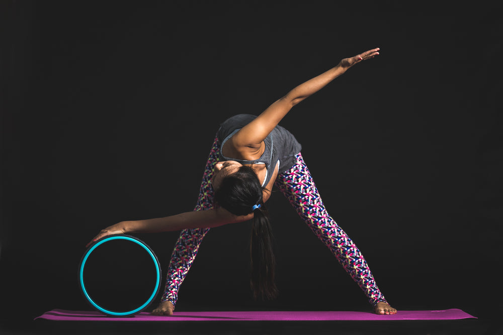 spinal twist yoga wheel