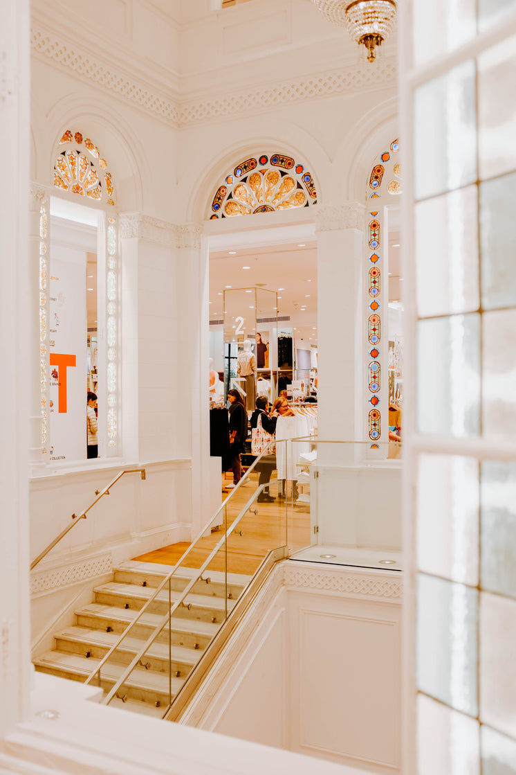 Stained Glass And Shopping