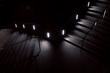 stairs at night