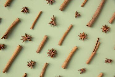star anise and cinnamon sticks