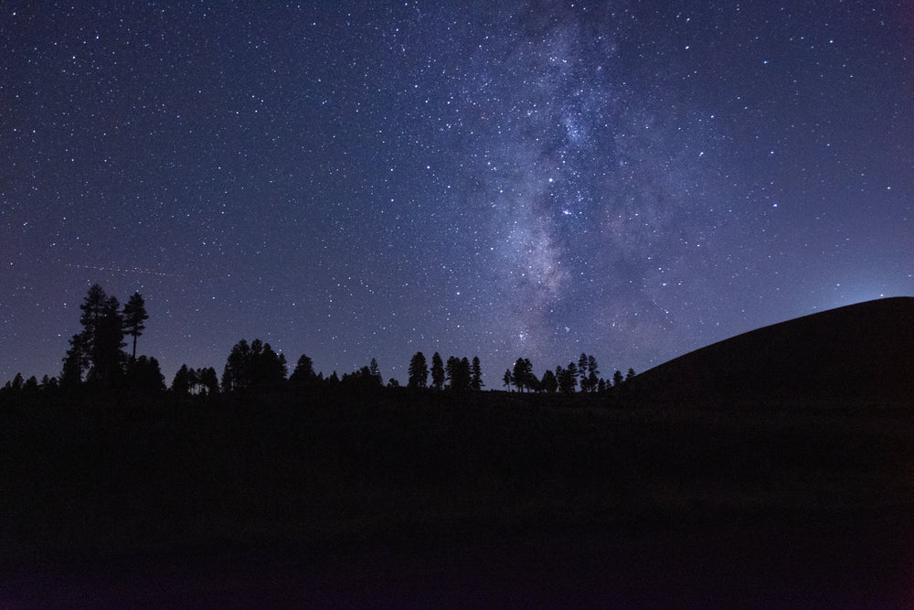 starry nigh sky shows off galaxy