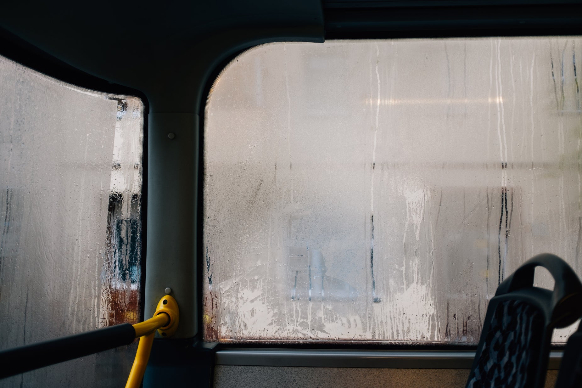 High Res Steamed Up Bus Windows Picture — Free Images