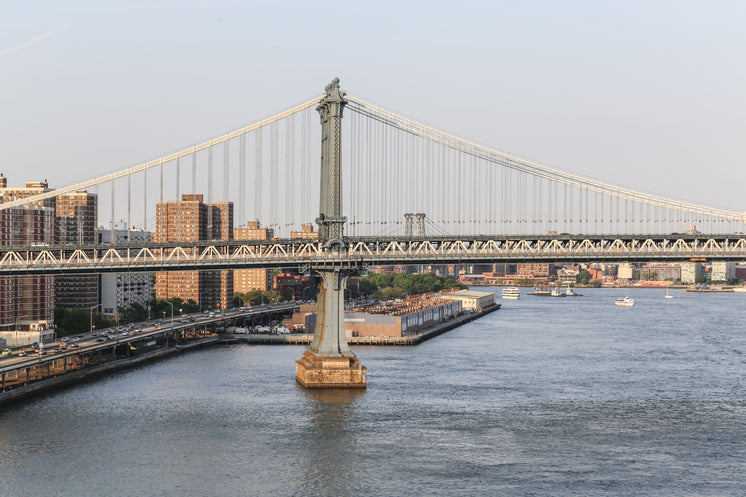 Steel Bridge Overlooking Water