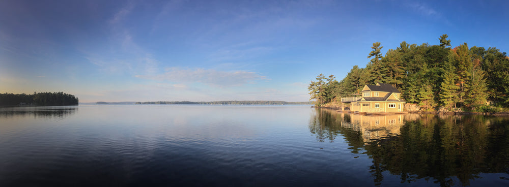 still lake in cottage country