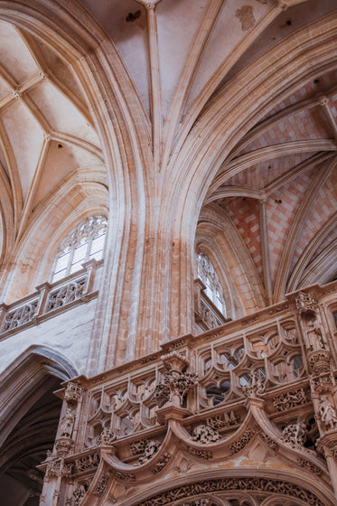 stone church ceiling