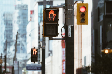 stop light for city pedestrians