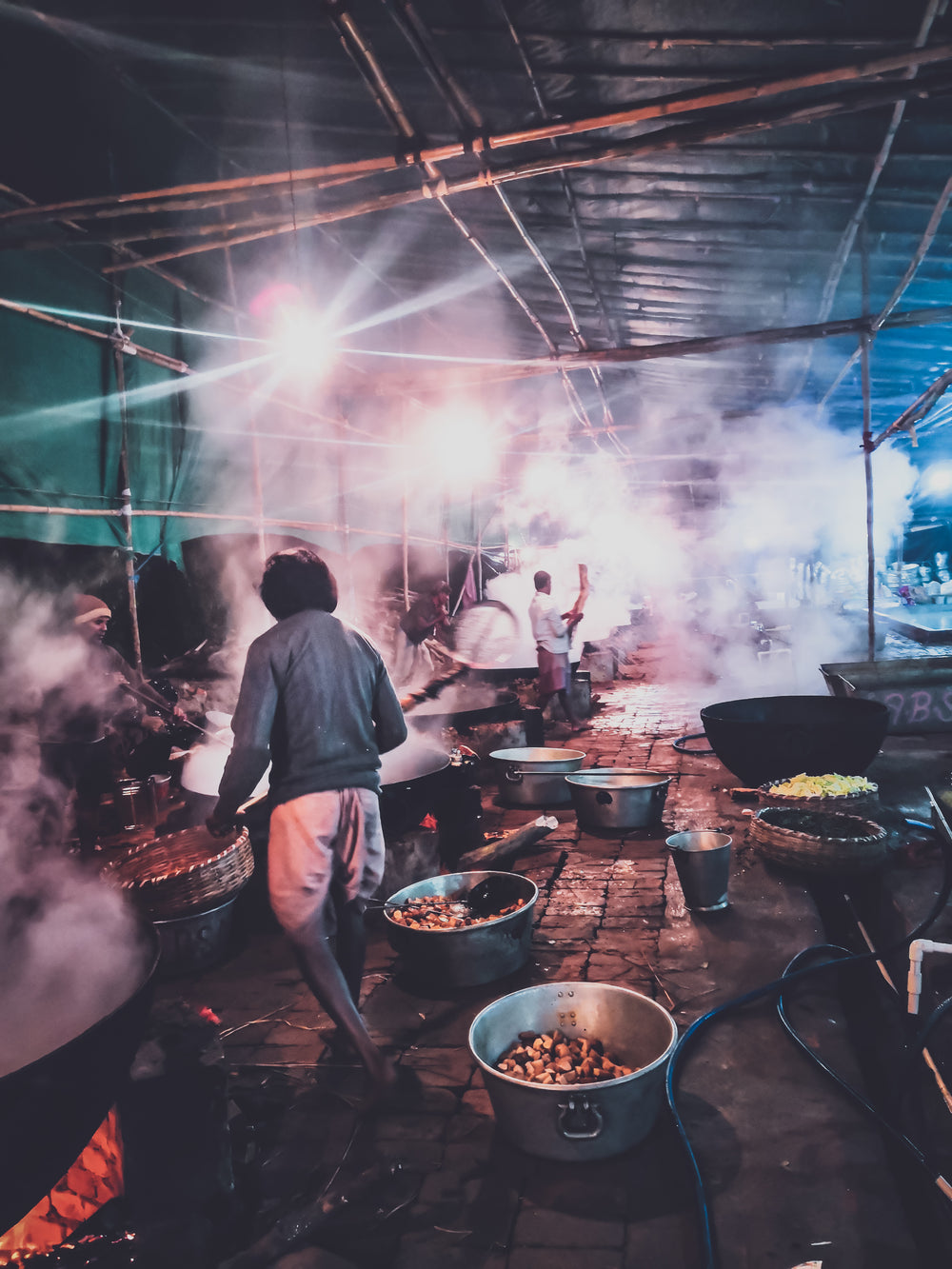 street food prep