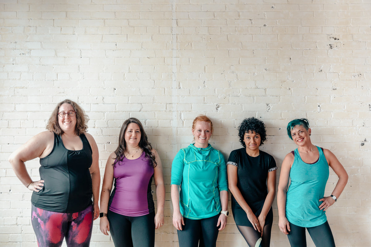 强壮的女性准备锻炼