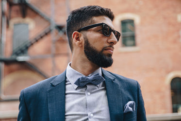 stylish man in bow tie