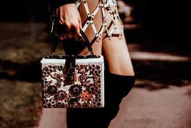 Browse Free HD Images of Stylish Skirt & Purse