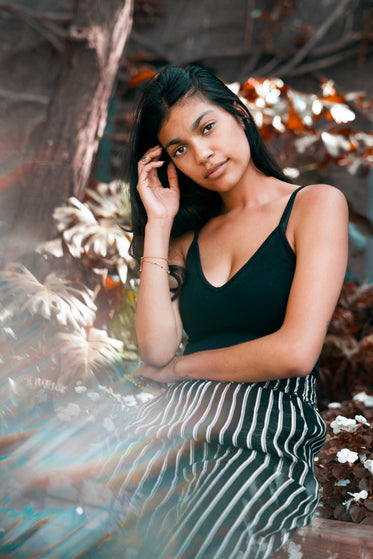 stylish young woman