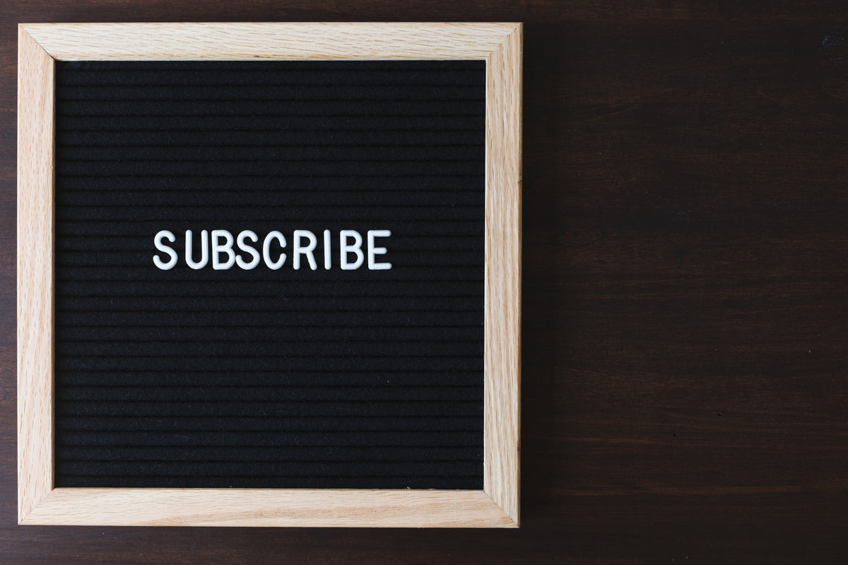 subscribe sign