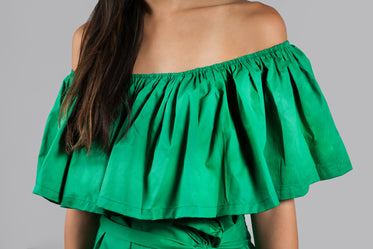 summer off shoulder dress