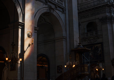 sunlight church interior