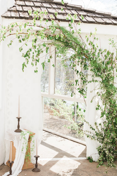 sunlight shines through window entryway