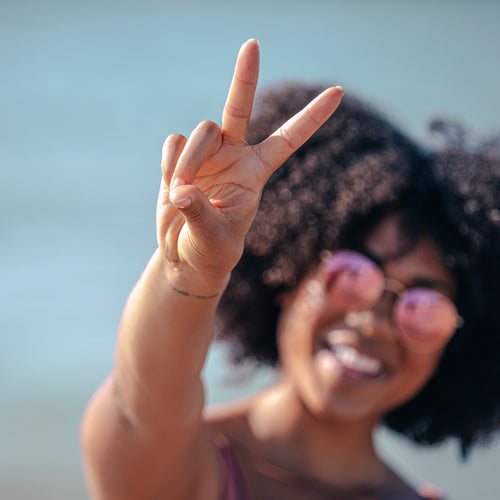 Sunny Peace Sign