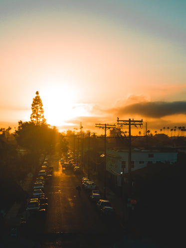 sunrise looming over the horizon