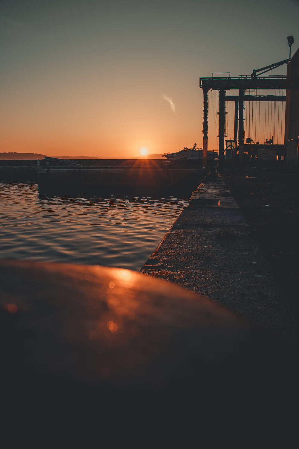 sunrise on the pier