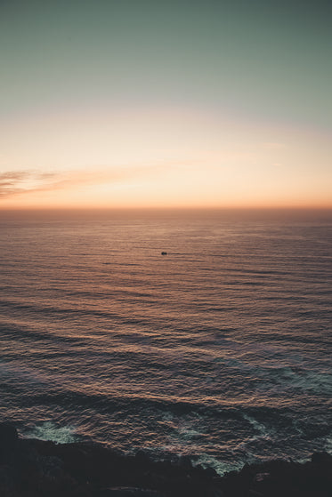 sunrise over a colorful sea