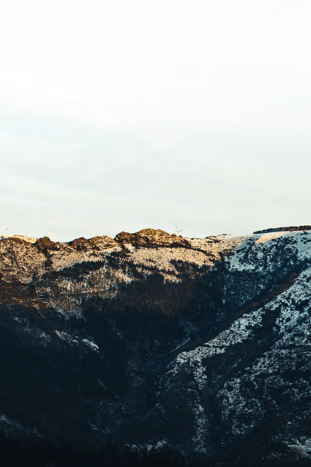 sunrise over rocky mountain stillness