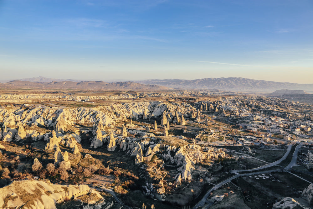 sunrise over rocky vista