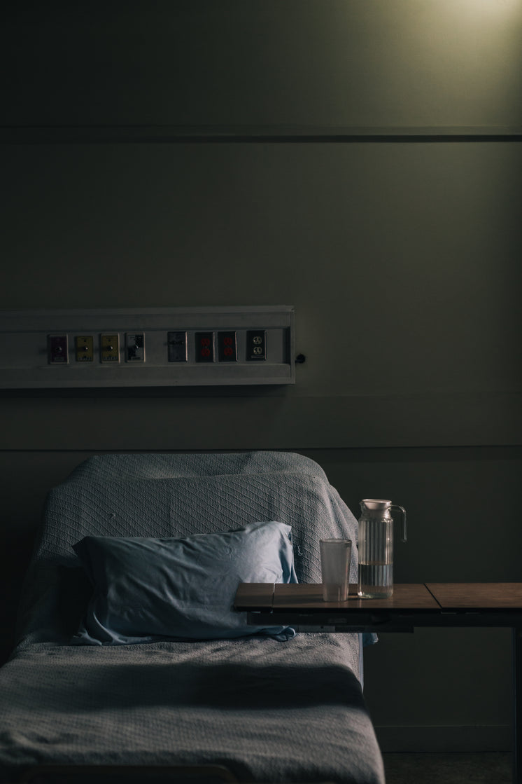 sunset-illuminates-an-empty-hospital-bed